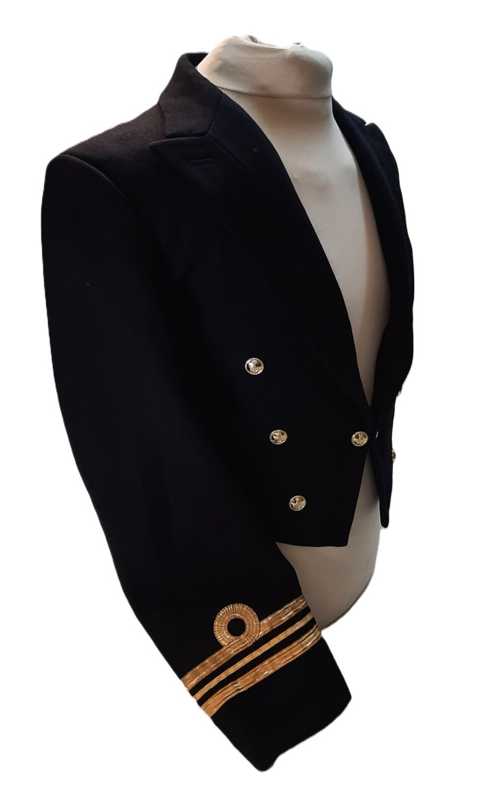 No7 Mess Jacket Lt Com Cuff Curls British Naval Ofc Dress RN
