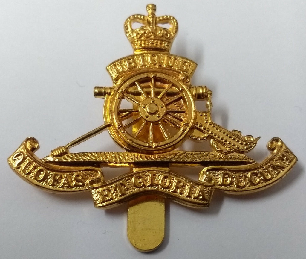 Genuine British Army Issue Royal Artillery R.A Insignia Miniature Badge GIM 6