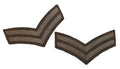 No2 Corporal Chevrons British Army Guards / Footguards 2 Stripes Rank Bars 1 Pr
