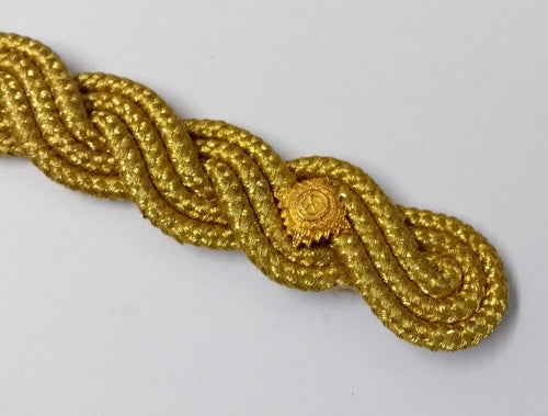 2nd Lieutenant Shoulder Cords Ceremonial Wire Cord Shoulder Epaulettes Rank Pips