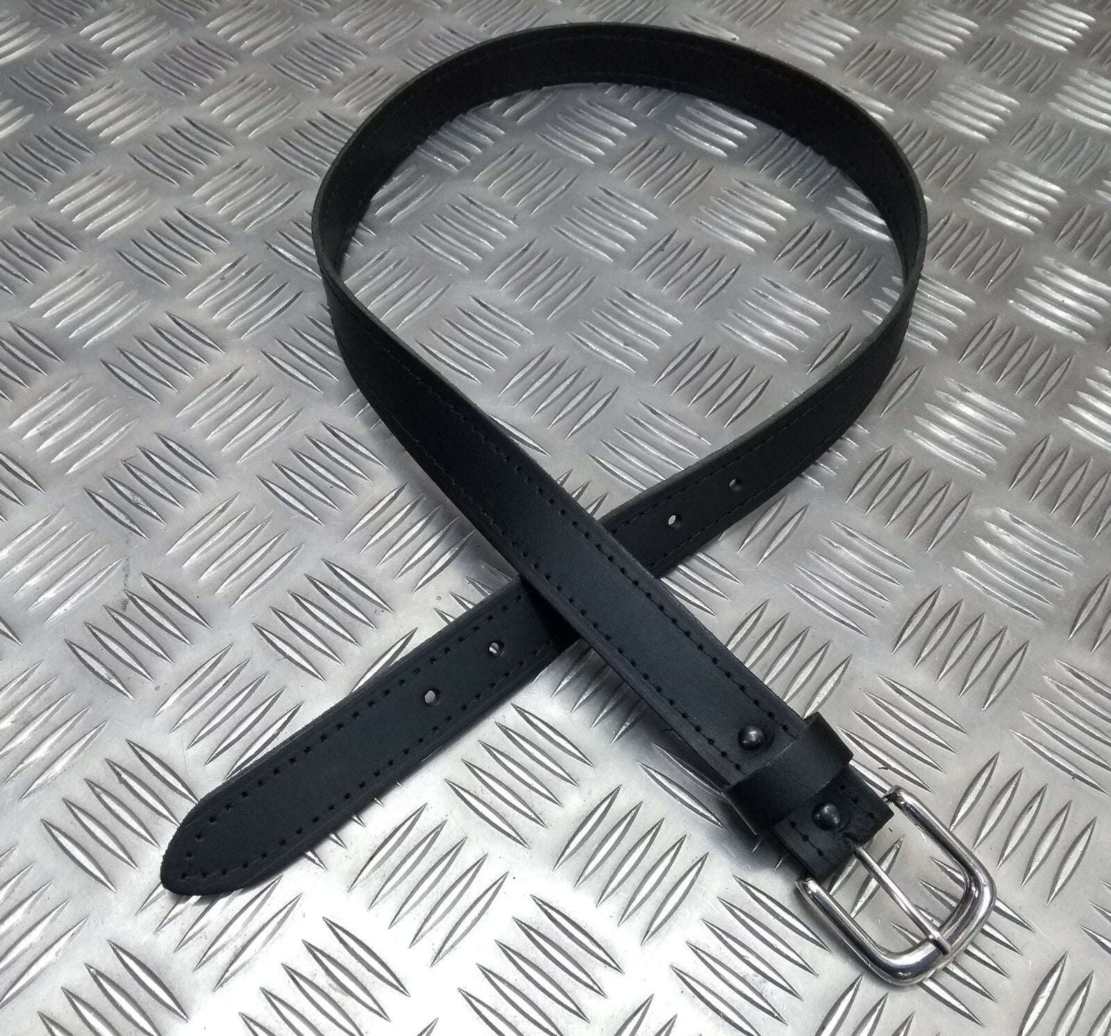 Standard Issue Belt STD British Black Trouser Belt Leather