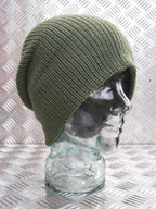 ARMY GREEN Knitted Beanie Hat / Watch Cap / Woolly Hat - One size - BRAND NEW