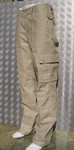 Beige Military Style Combat Cargo / Utility / Field Trousers Size 30"-34" - NEW
