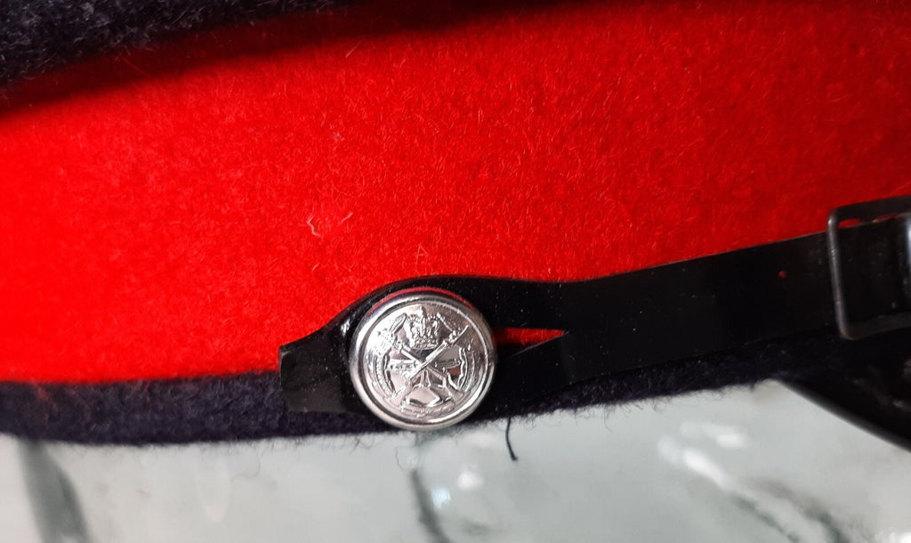SASC Dress Hat British Army Pattern Red Dress Visor Cap Insignia Buttons 54cm