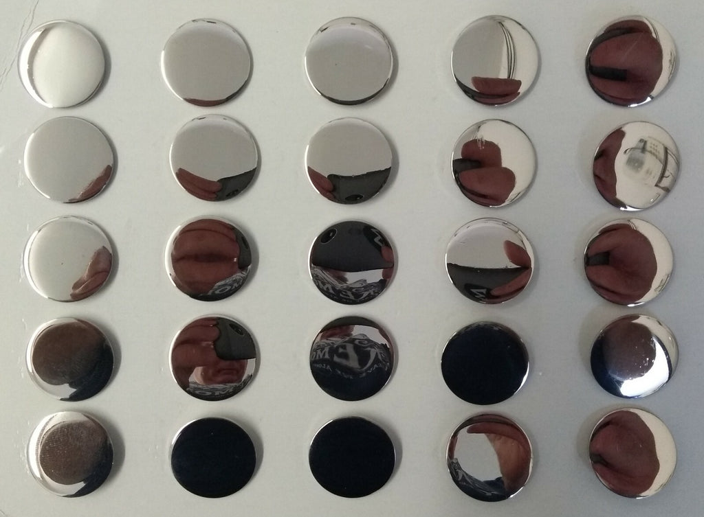 Genuine British Made Flat Hi Sheen Blazer Jacket Chrome Buttons 32L X25 ASBT69