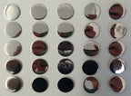 Genuine British Made Flat Hi Sheen Blazer Jacket Chrome Buttons 32L X25 ASBT69