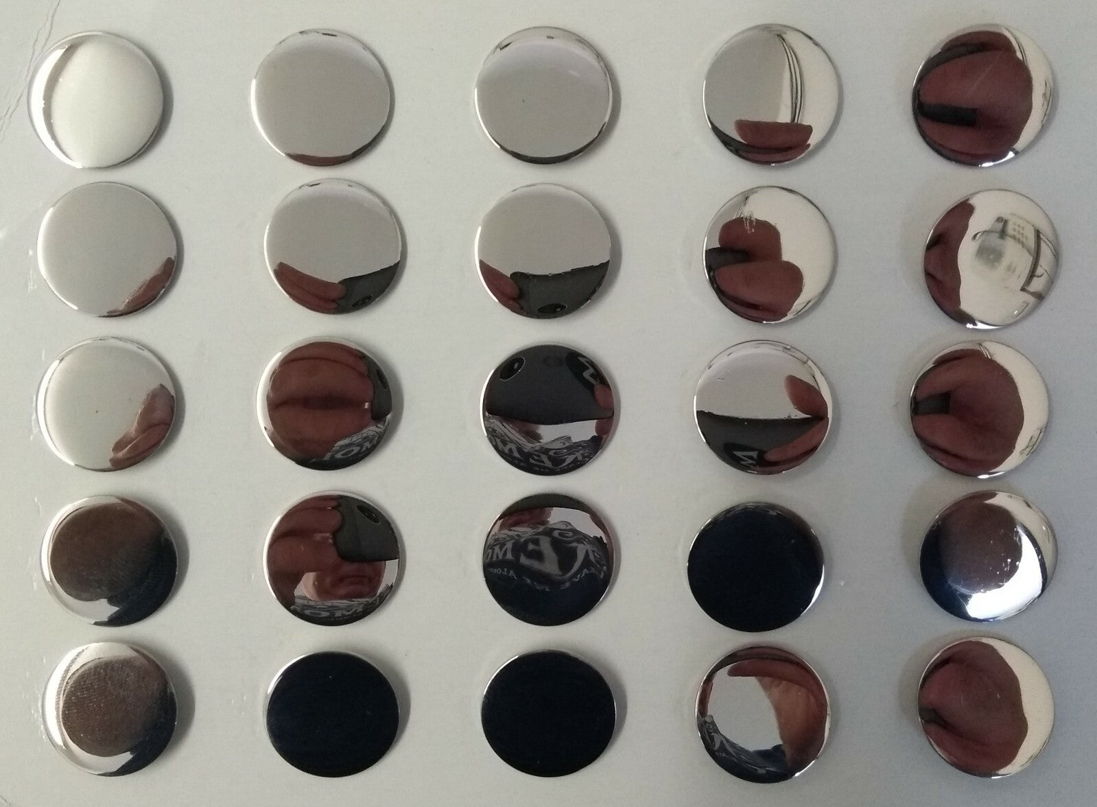 Genuine British Made Flat Hi Sheen Blazer Jacket Chrome Buttons 32L X25 ASBT69
