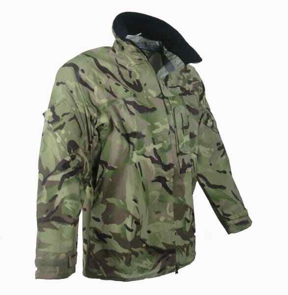 MTP Waterproof Jacket Lightweight MVP With Fleece Collar Multi-Cam Pattern