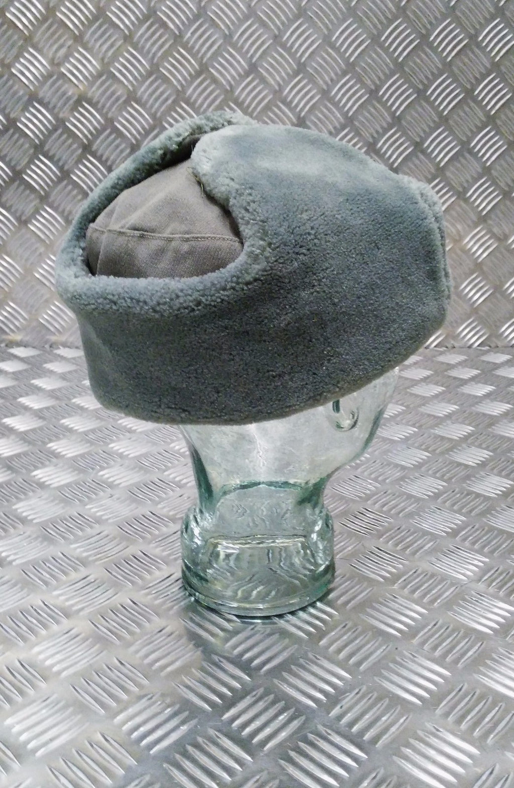 German Army NVA Grey Cossack / Ushanka Trapper Hat - All Sizes - Used