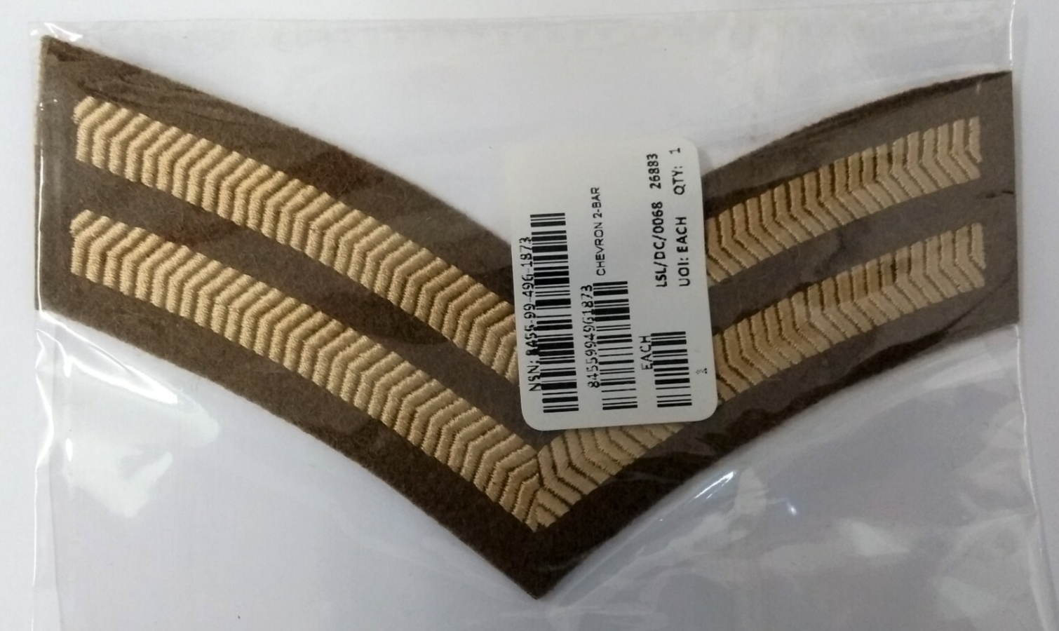 British Army Household Guards Division HAC No2 Corporal Chevron Patch NEW x 2