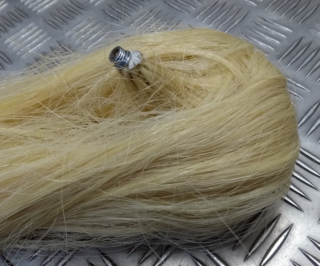HCav White Plume Ceremonial Horse Hair Headwear British Army Household Cavalry