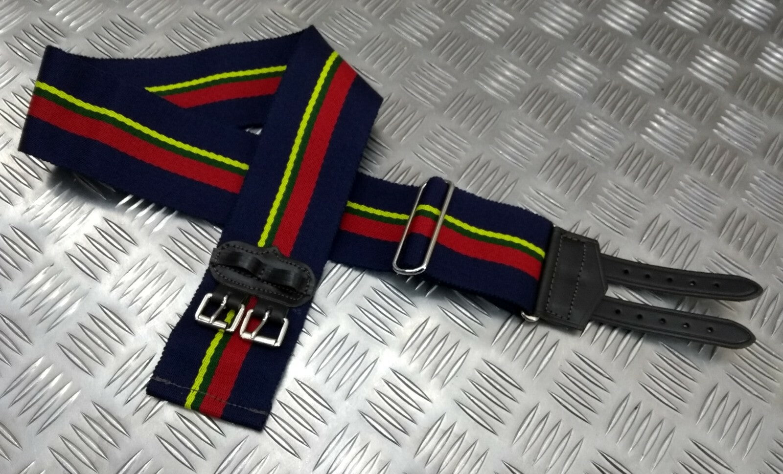 Genuine British Royal Marines RN Royal Navy RM Stable Belt Standard Issue Twin Buckle Strap
