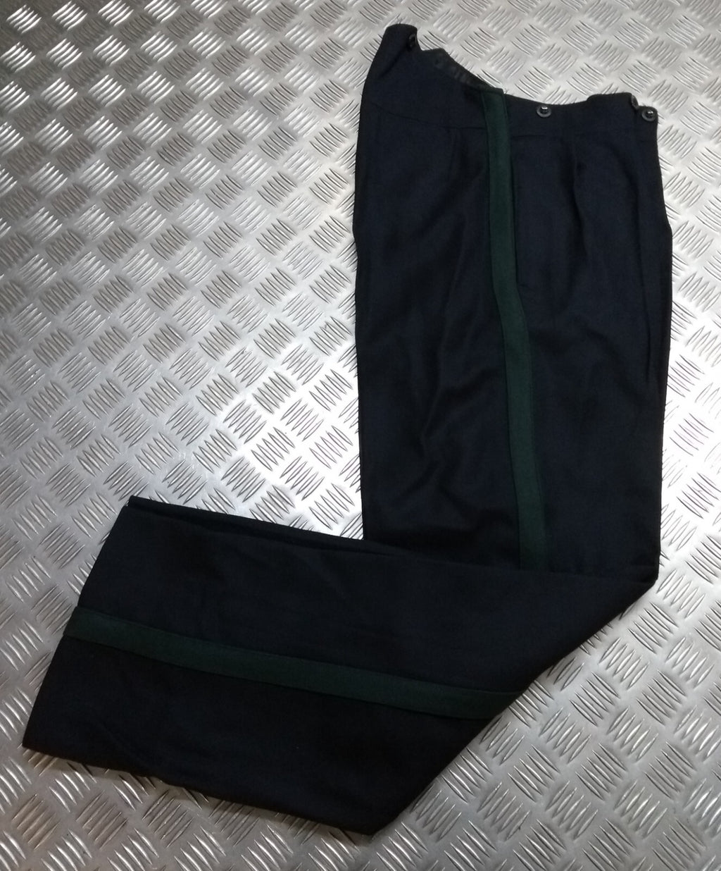 No1 Dress Trousers British Army Light Infantry / Rifles Green Stripe Asst Sizes