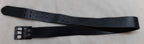 Vintage Leather Belt Solid Brass Double Prong Painted Buckle 49mm Wide Size 41"
