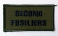 Genuine British Army RRF 2nd Fusiliers OD Green TRF Badge Patch X1