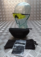 Army Ballistic Glasses ESS Marksman & High Contrast Yellow Lens & Soft Case