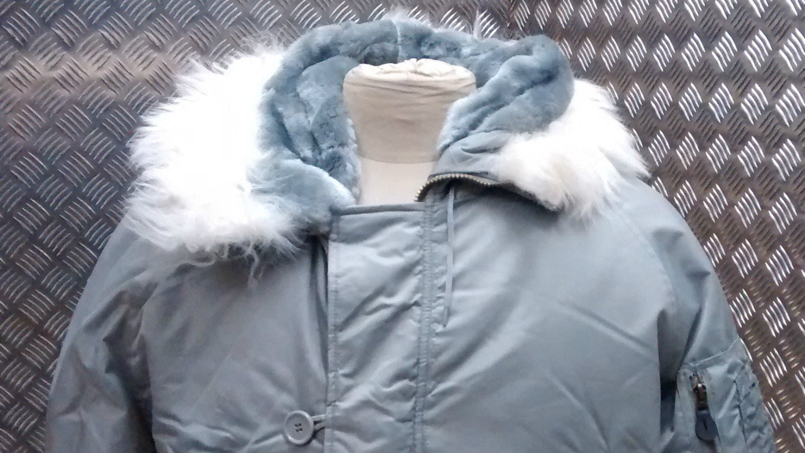 US N3B Military Style ECW Snorkel Parka Grey NEW