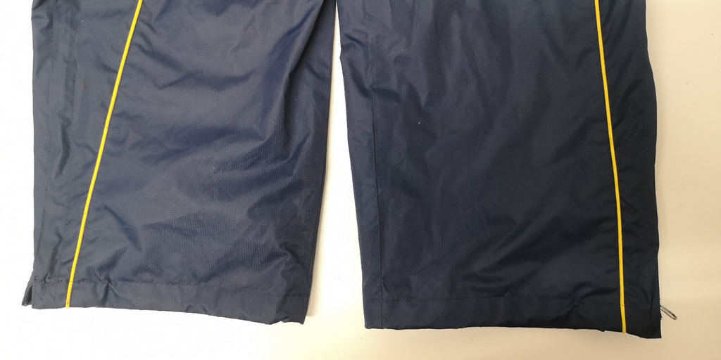 Royal Scots Dragoon Guards Insignia Blue & Yellow Waterproof Trousers Size Small