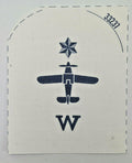 Royal Navy Fleet Air Arm Weapons Naval Branch Specialisation Patch Blue on White