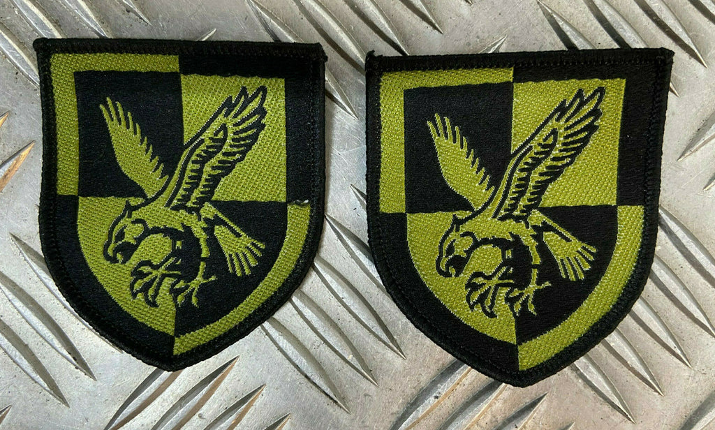 Genuine British Army 16th Air Assault Brigade Desert TRF Patch/Badge X 2