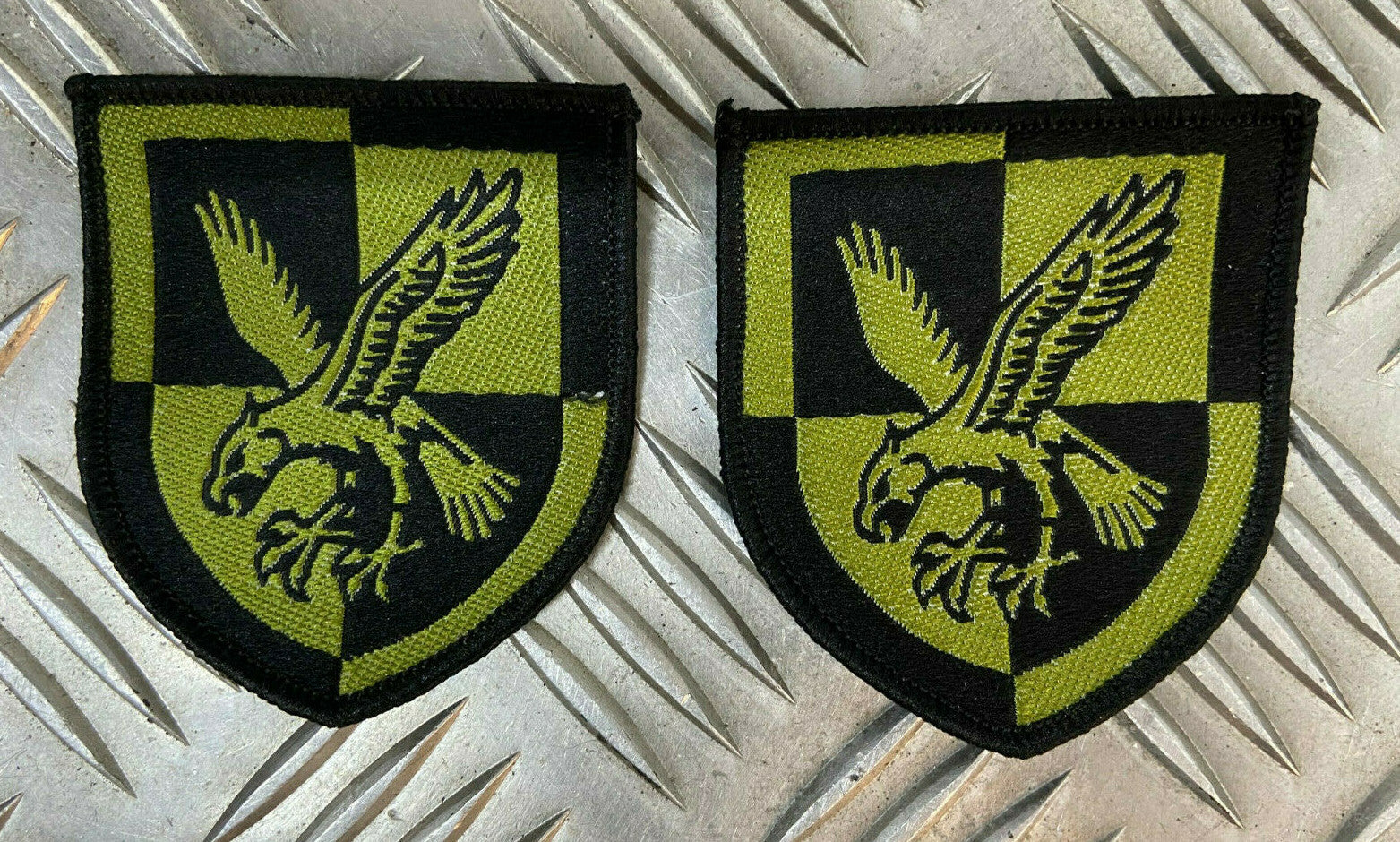Genuine British Army 16th Air Assault Brigade Desert TRF Patch/Badge X 2