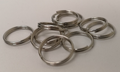British Issue Chrome 5/8" Shank Split Rings x2 pairs