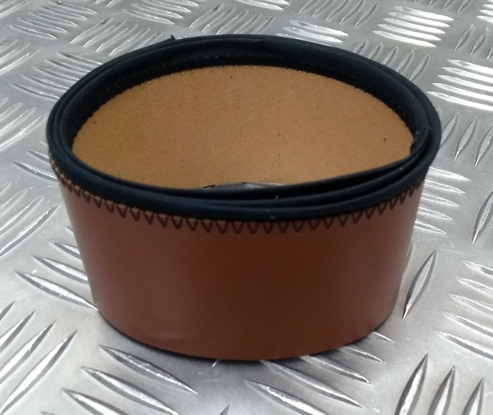 Split Leather Hatband British Made 2" Replacement Band for Dress Hats