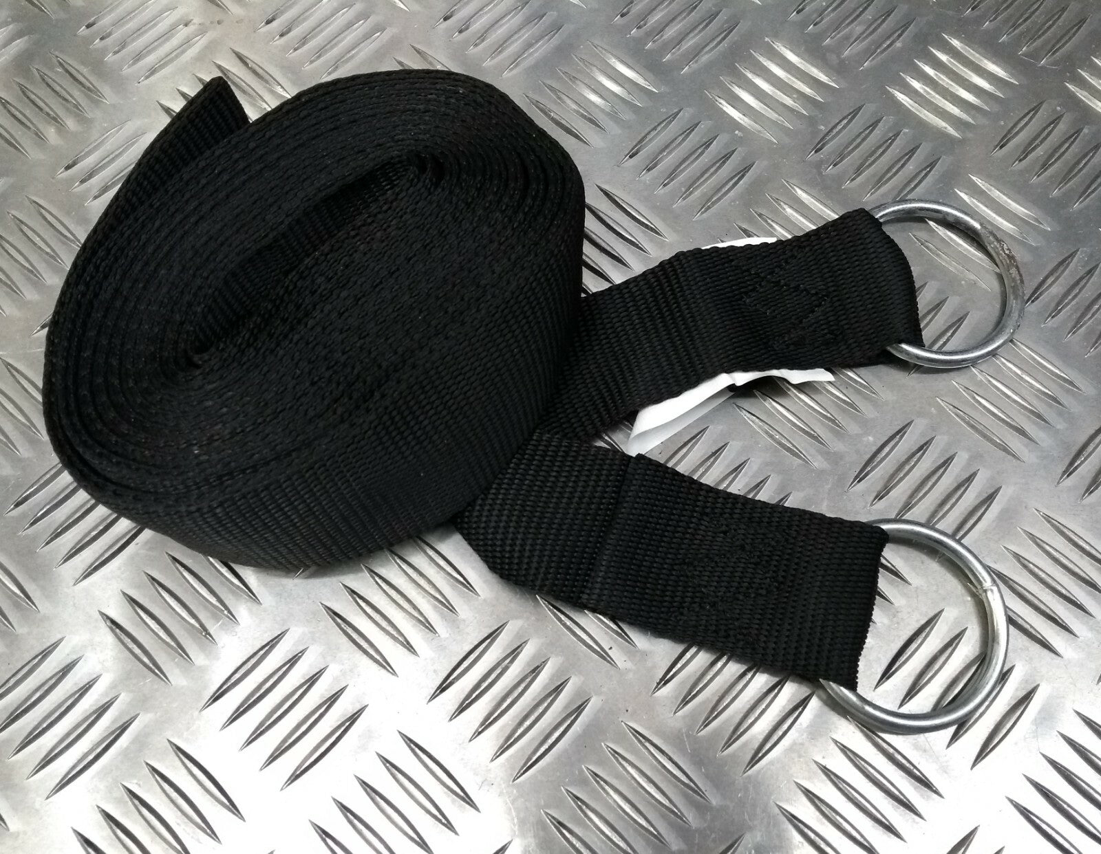 Black Double Loop Restraint Strap 18ft x 2" Genuine British Issue TS02
