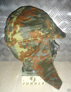 Genuine German Army Fleece Lined Flectarn Dog/Trapper Hat - Size 57cms x 10 Hats