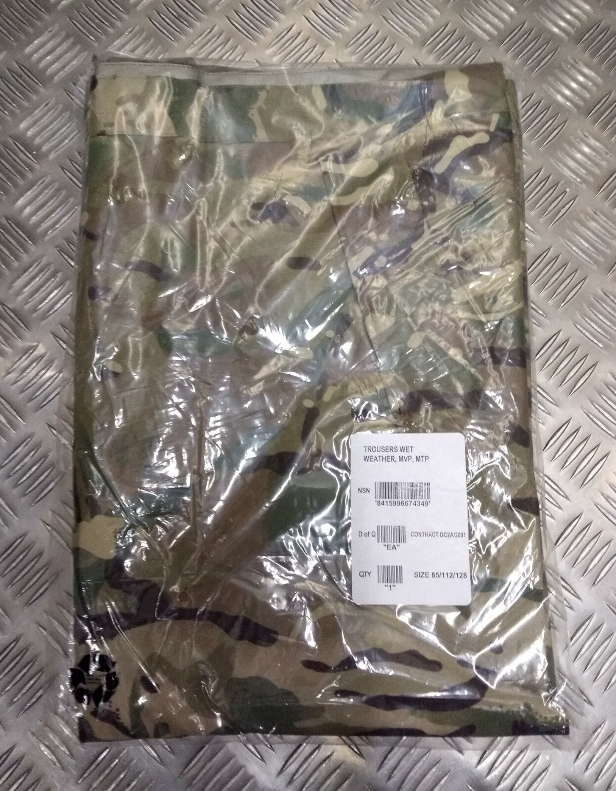 MTP Waterproof & Breathable MVP Trousers Multi-Cam Pattern Tri-Service - NEW