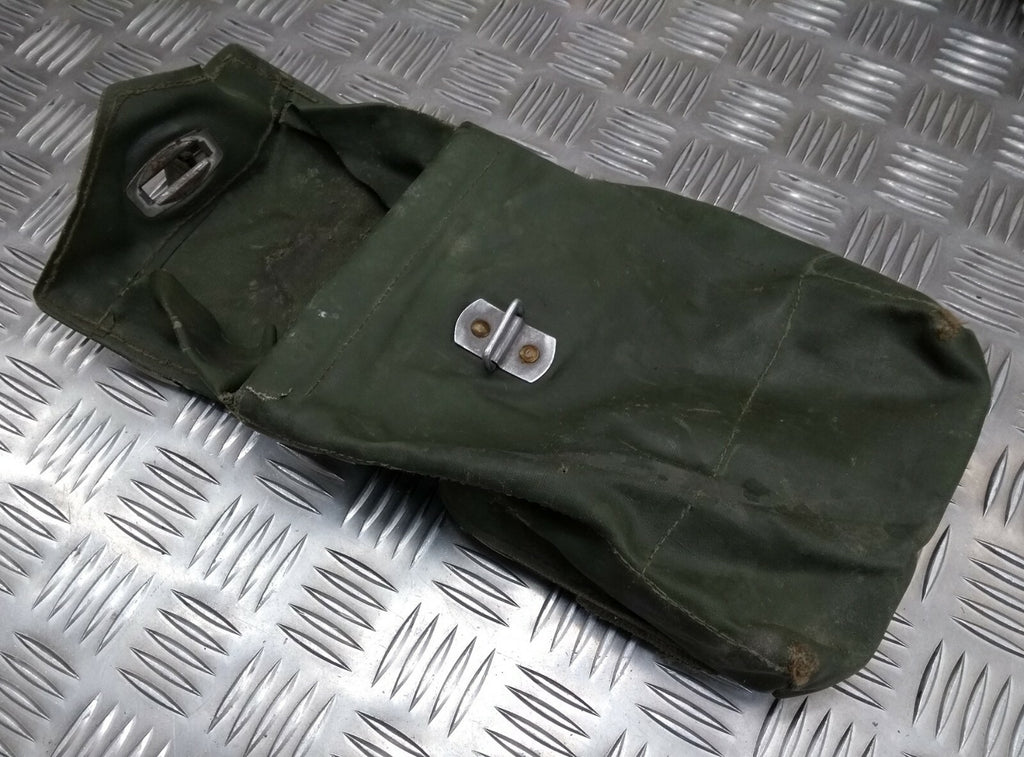 Genuine Vintage Swedish Green Vinyl PVC Side Utility Ammo Pouch MATT2