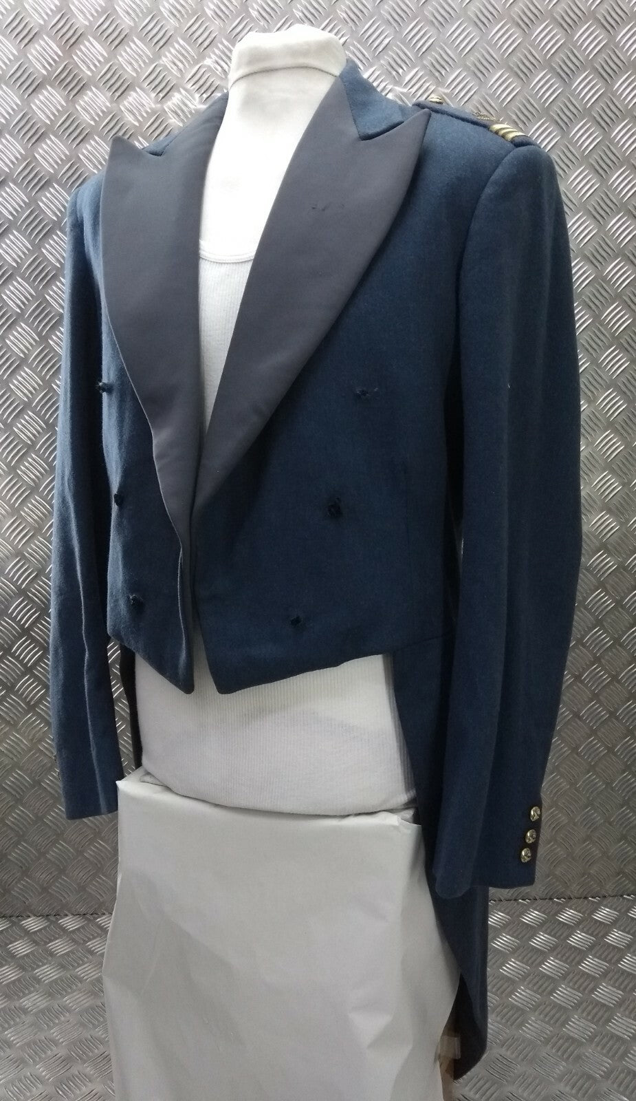 RAF Royal Air Force Vintage Tailcoat Airforce Blue Grey Ceremonial Dress Morning Coat OFC
