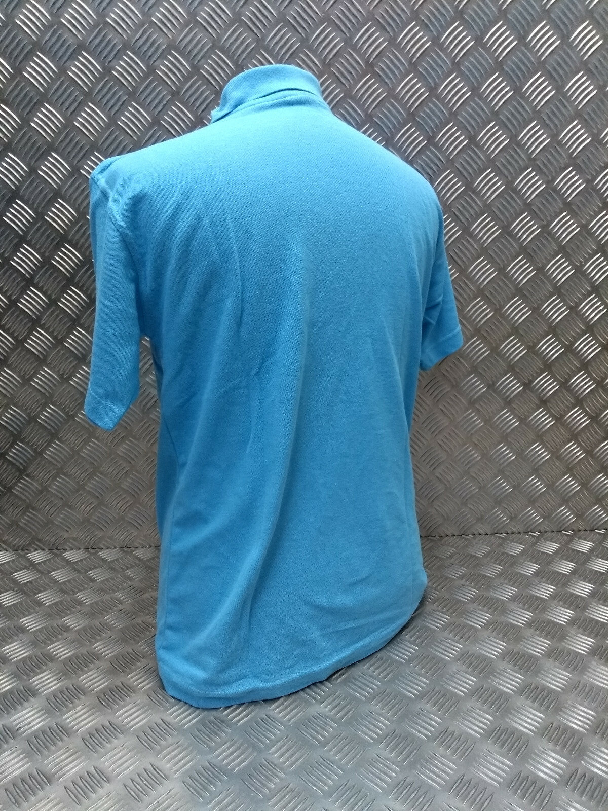 ATC Chaplain Polo Shirt Short Sleeve Light Blue with Badge British Army - Small