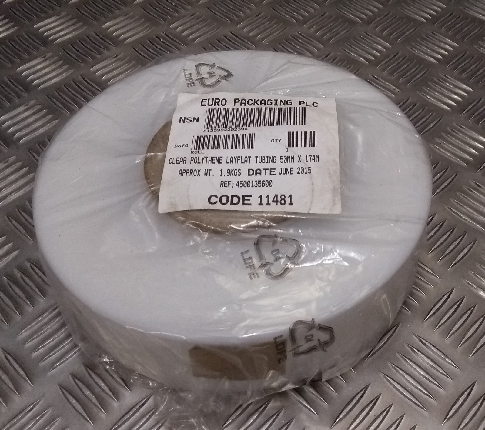 Layflat Polythene Transparent Packing Poly Tube Genuine British Grade