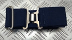 Kids Type AWD 1 3/4" Navy Web Belt With Metal Buckles Adjustable 30"