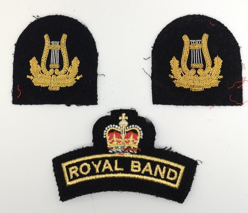 British Royal Navy / Marines Bandsman Band Patches