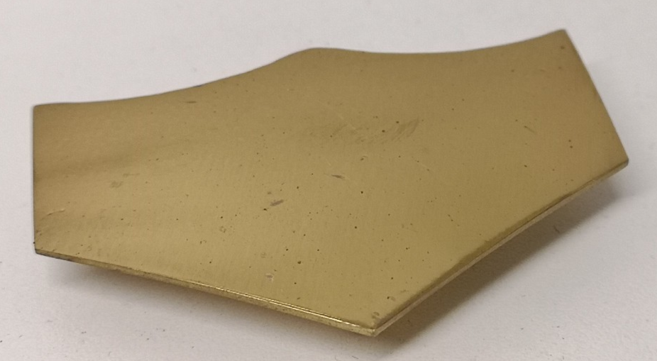 Brass Belt Tip End for Ceremonial Belts