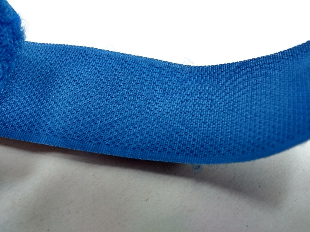 Light Blue 1" wide Rip & Grip / Hook & Loop 25" length Sew on type - NEW