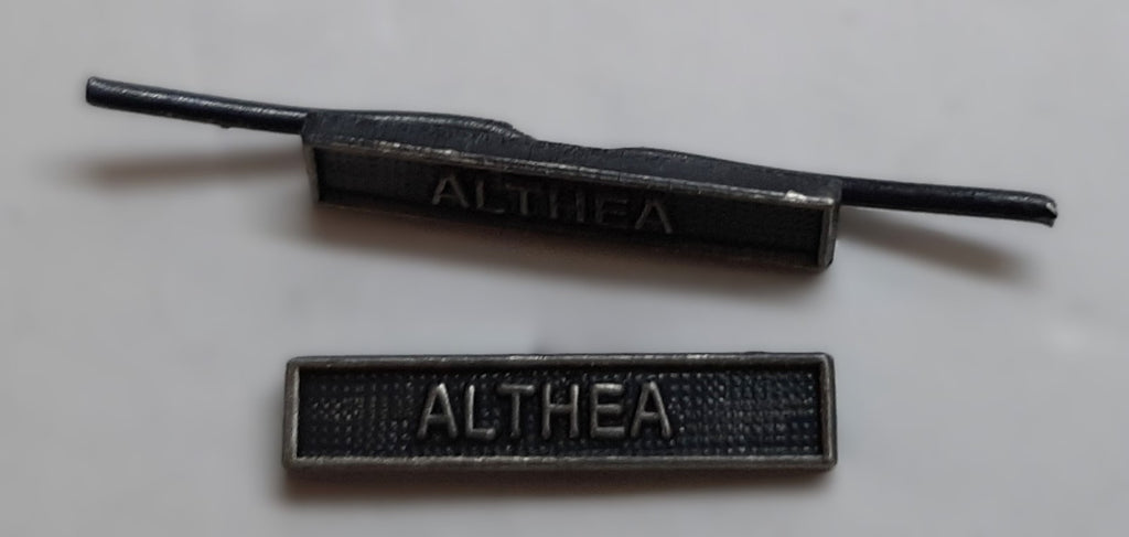 ALTHEA Medal Clasps British Campaign / Award Bars for Collectors X2