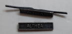 ALTHEA Medal Clasps British Campaign / Award Bars for Collectors X2