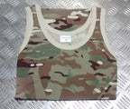 100% Cotton MTP Multi-Cam Camo Sleeveless Vest Singlet Tank Top All Sizes NEW