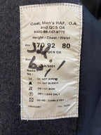 RAF Royal Air Force Greatcoat Airforce Blue Grey Colour Buttoned Great Coat 170/92/80cm