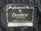 Vintage Naval Dress Trousers Dewhurst British Royal Navy RN Old Pattern Waist 31