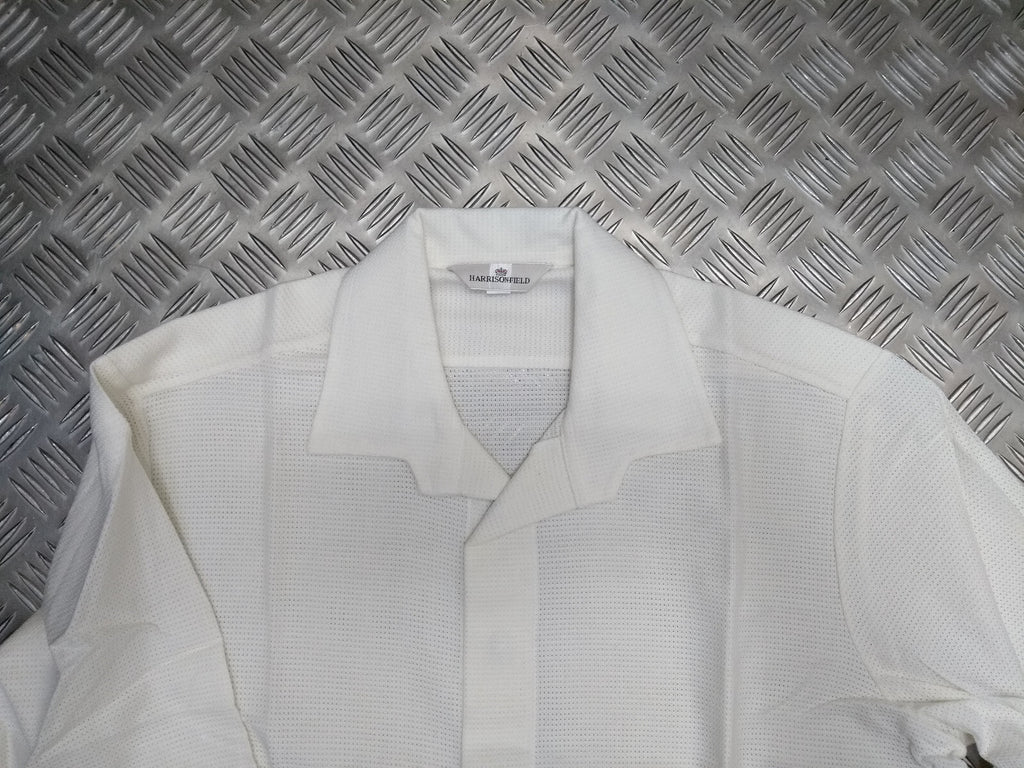 Food Handlers Shirt White Unisex Size Small Long Sleeve, Harrison Field - NEW