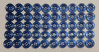 Buttons 50 Vintage 4 Hole for Dress Shirts Pearlesque Blue 12.7mm NOS