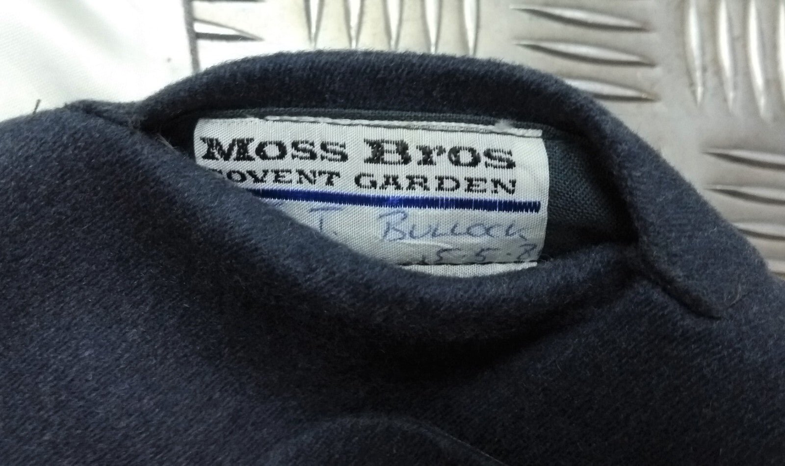 RAF Royal Air Force Vintage Mess Dress Waistcoat Airforce Blue Grey Colour by Moss Bros