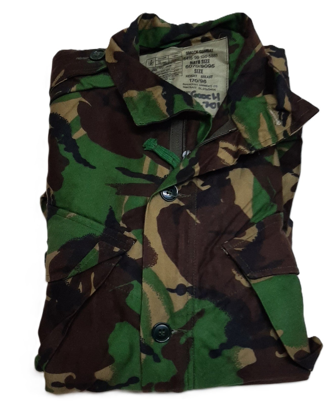 1980s Combat Smock / Jacket British Army DPM Camo Soldier 85 Pattern 170-96cm