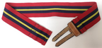 Royal Artillery Stable Belt with Light Brown Leather Straps British Issue