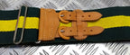 Jamaica 3rd Battalion JDF Two Tone Stable Belt With Double Leather Strap Buckles