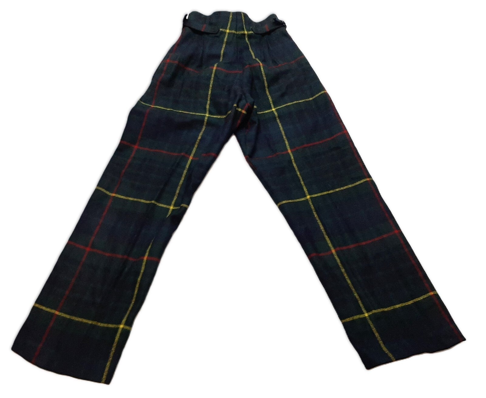 Vintage Army Trews No8 British Scottish Tartan Hunting Stewart SDG QVS Pattern